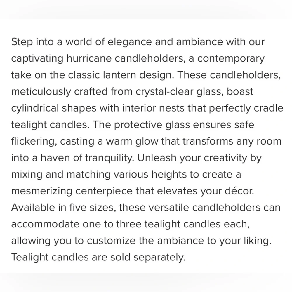 Suspended Glass Tea Light Holder